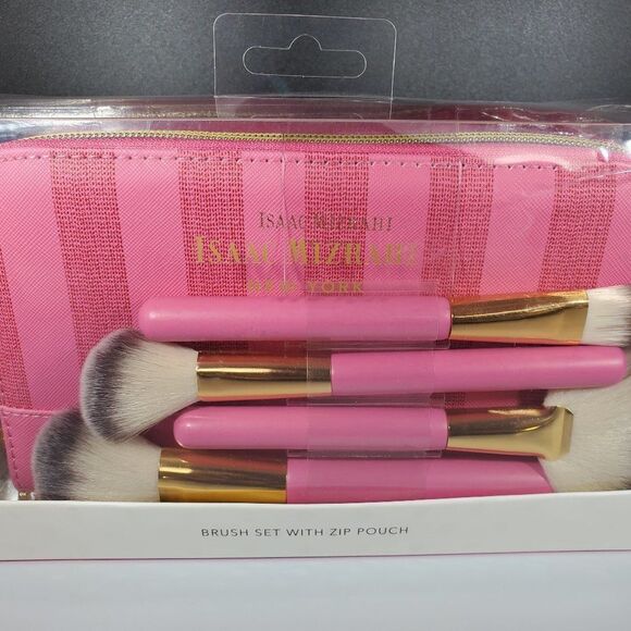 Isaac Mizrahi NY Brush Set/ Case - Picture 1 of 16